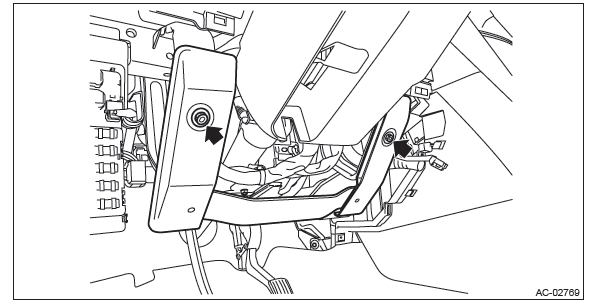 Subaru Outback. HVAC System (Heater, Ventilator and A/C)