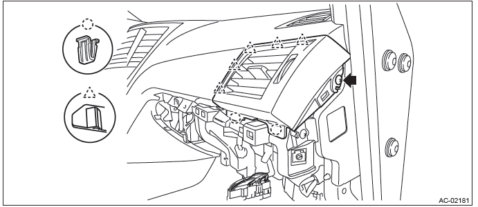Subaru Outback. HVAC System (Heater, Ventilator and A/C)