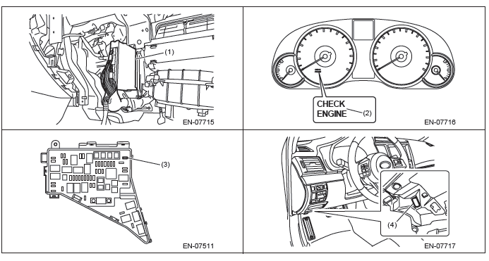 Subaru Outback. Engine (Diagnostics)