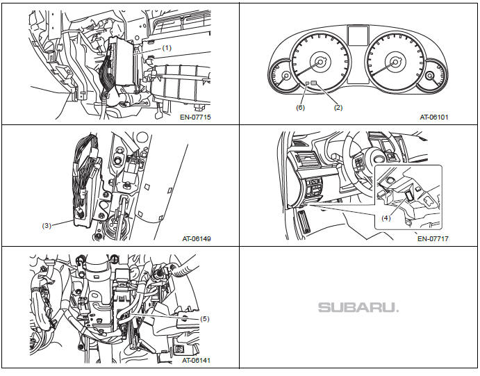 Subaru Outback. Automatic Transmission (Diagnostics)