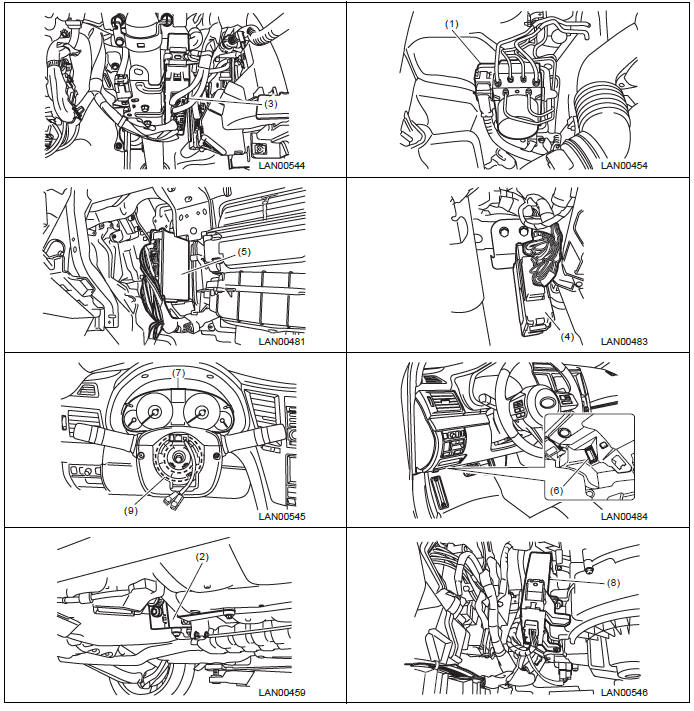 Subaru Outback. LAN System (Diagnostics)