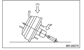 Subaru Outback. Brake