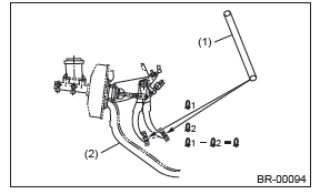 Subaru Outback. Brake