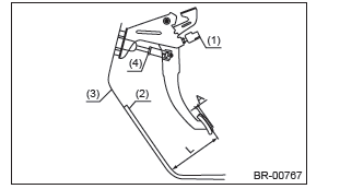 Subaru Outback. Brake