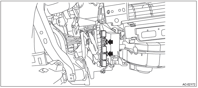 Subaru Outback. HVAC System (Heater, Ventilator and A/C)