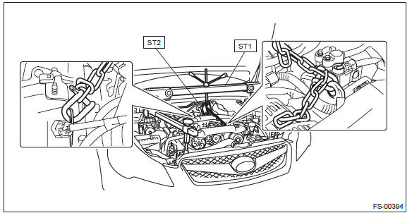 Subaru Outback. Front Suspension