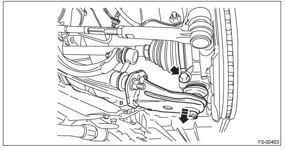 Subaru Outback. Front Suspension