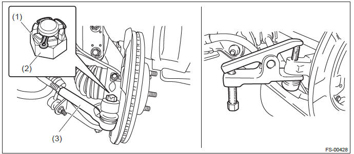 Subaru Outback. Front Suspension