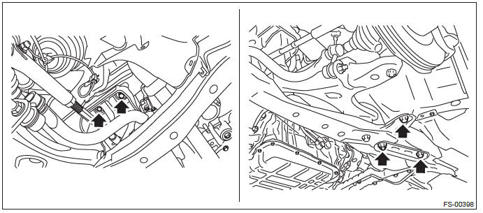 Subaru Outback. Front Suspension