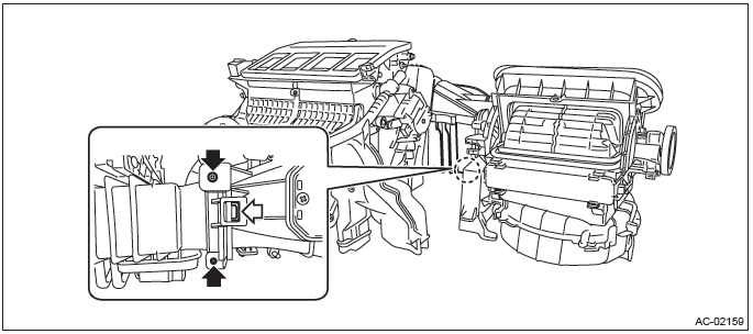 Subaru Outback. HVAC System (Heater, Ventilator and A/C)