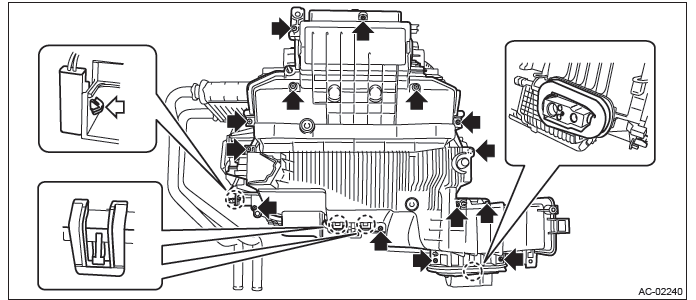 Subaru Outback. HVAC System (Heater, Ventilator and A/C)