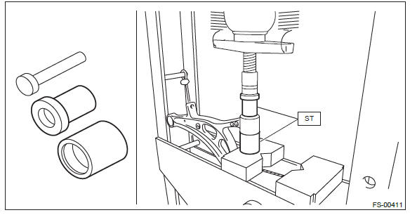 Subaru Outback. Front Suspension