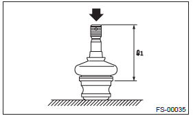 Subaru Outback. Front Suspension