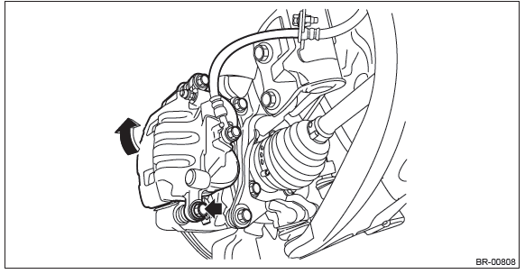 Subaru Outback. Brake