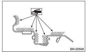 Subaru Outback. Brake