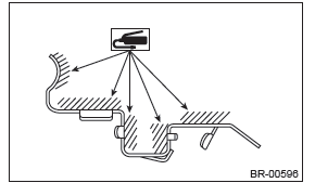 Subaru Outback. Brake