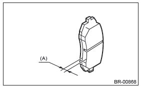 Subaru Outback. Brake