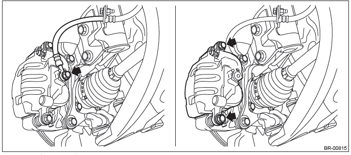 Subaru Outback. Brake