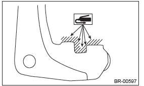 Subaru Outback. Brake