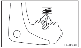 Subaru Outback. Brake