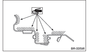 Subaru Outback. Brake