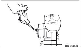 Subaru Outback. Brake