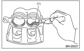 Subaru Outback. Brake