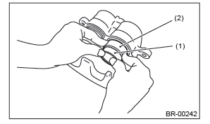 Subaru Outback. Brake