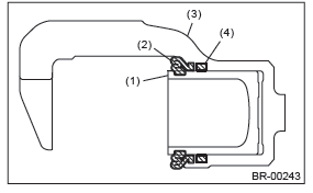 Subaru Outback. Brake