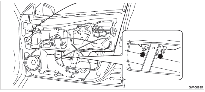 Subaru Outback. Glass/Windows/Mirrors