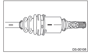 Subaru Outback. Drive Shaft System