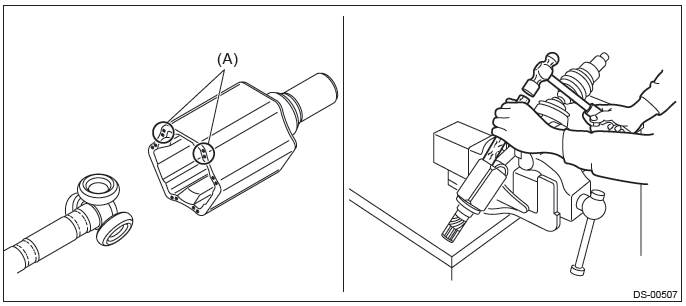 Subaru Outback. Drive Shaft System