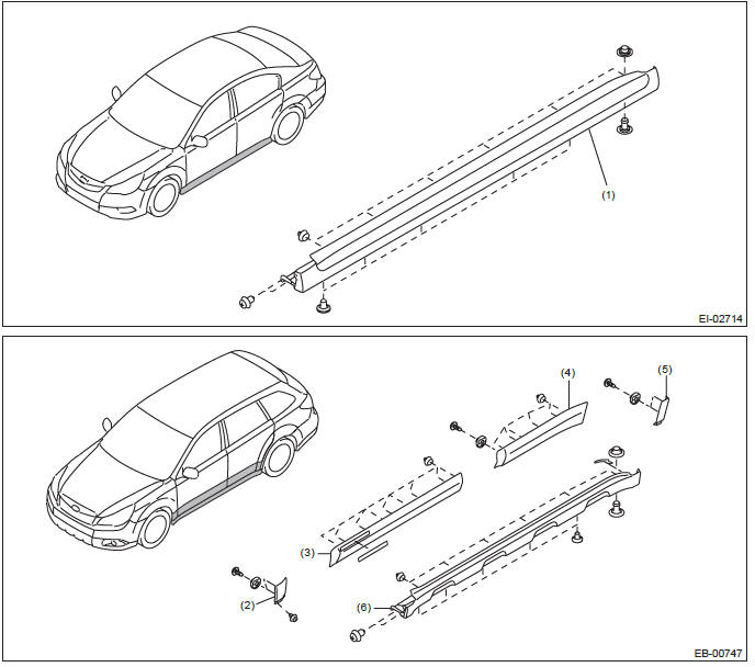 Subaru Outback. Exterior Body Panels