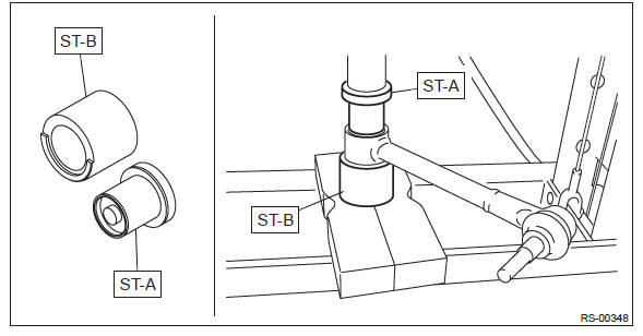 Subaru Outback. Rear Suspension