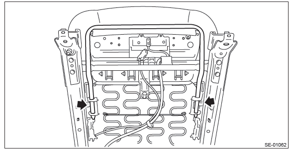 Subaru Outback. Seats