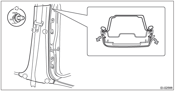 Subaru Outback. Seat Belt System