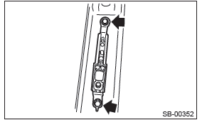 Subaru Outback. Seat Belt System