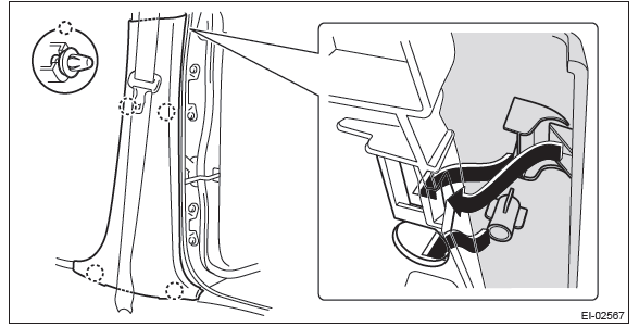 Subaru Outback. Seat Belt System