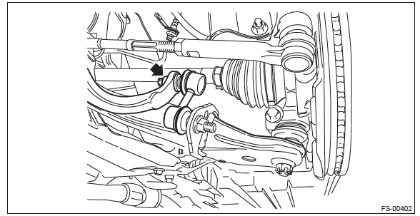 Subaru Outback. Front Suspension