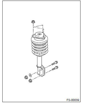 Subaru Outback. Front Suspension