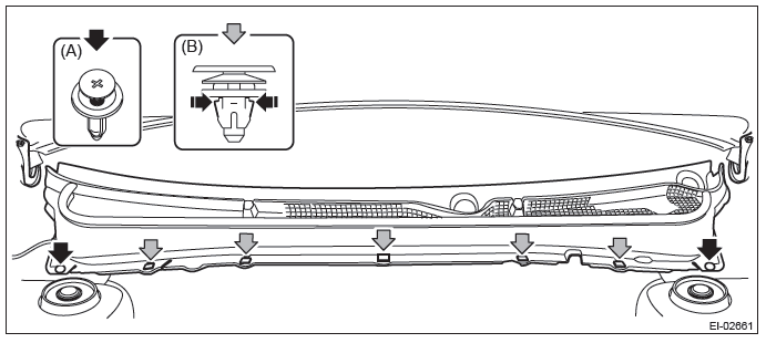 Subaru Outback. Wiper and Washer Systems