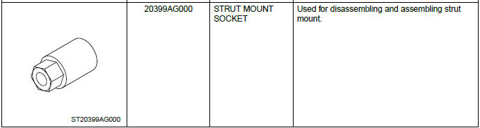 Subaru Outback. Front Suspension