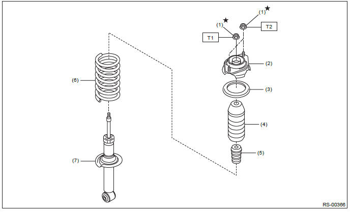 Subaru Outback. Rear Suspension