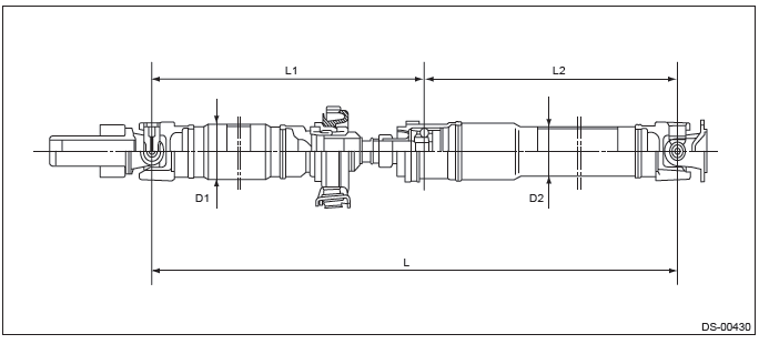 Subaru Outback. Drive Shaft System