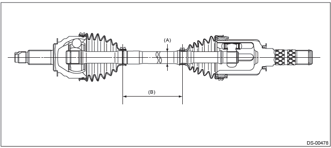 Subaru Outback. Drive Shaft System