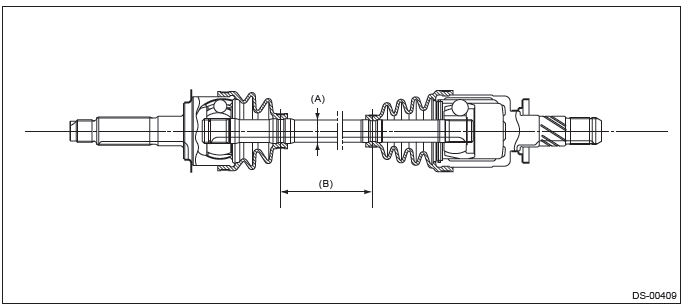 Subaru Outback. Drive Shaft System