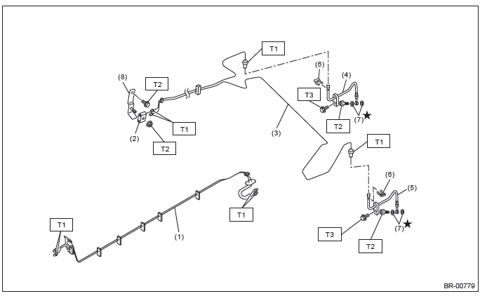 Subaru Outback. Brake