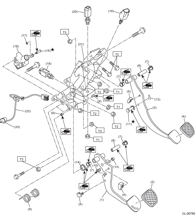 Subaru Outback. Brake