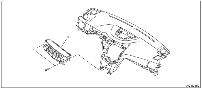 Subaru Outback. HVAC System (Heater, Ventilator and A/C)