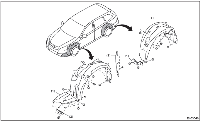 Subaru Outback. Exterior/Interior Trim